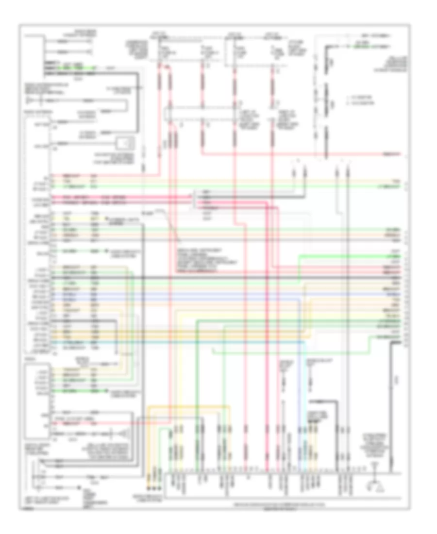 Navigation Wiring Diagram, withUQA, without UYS & Y91 (1 из 4) для Chevrolet Suburban K2013 1500