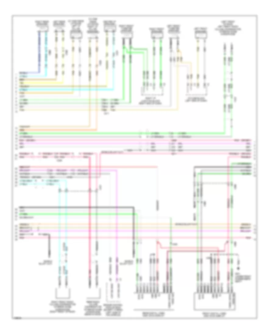 Navigation Wiring Diagram, withUYS, Y91 & UQA (3 из 4) для Chevrolet Suburban K2013 1500