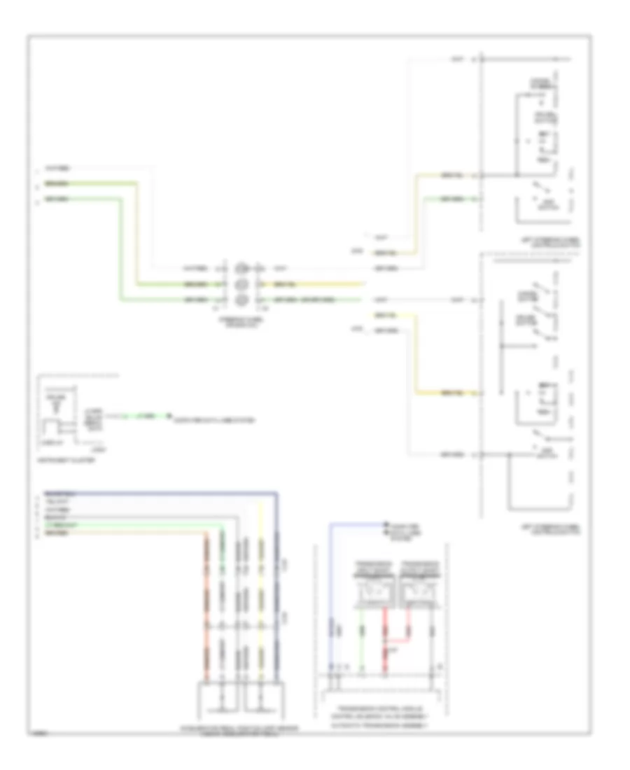 Электросхема системы круизконтроля (2 из 2) для Chevrolet Silverado High Country 2014 1500