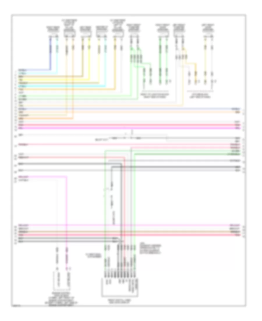 Navigation Wiring Diagram, withY91 & withUQS (3 из 4) для Chevrolet Suburban C2009 2500