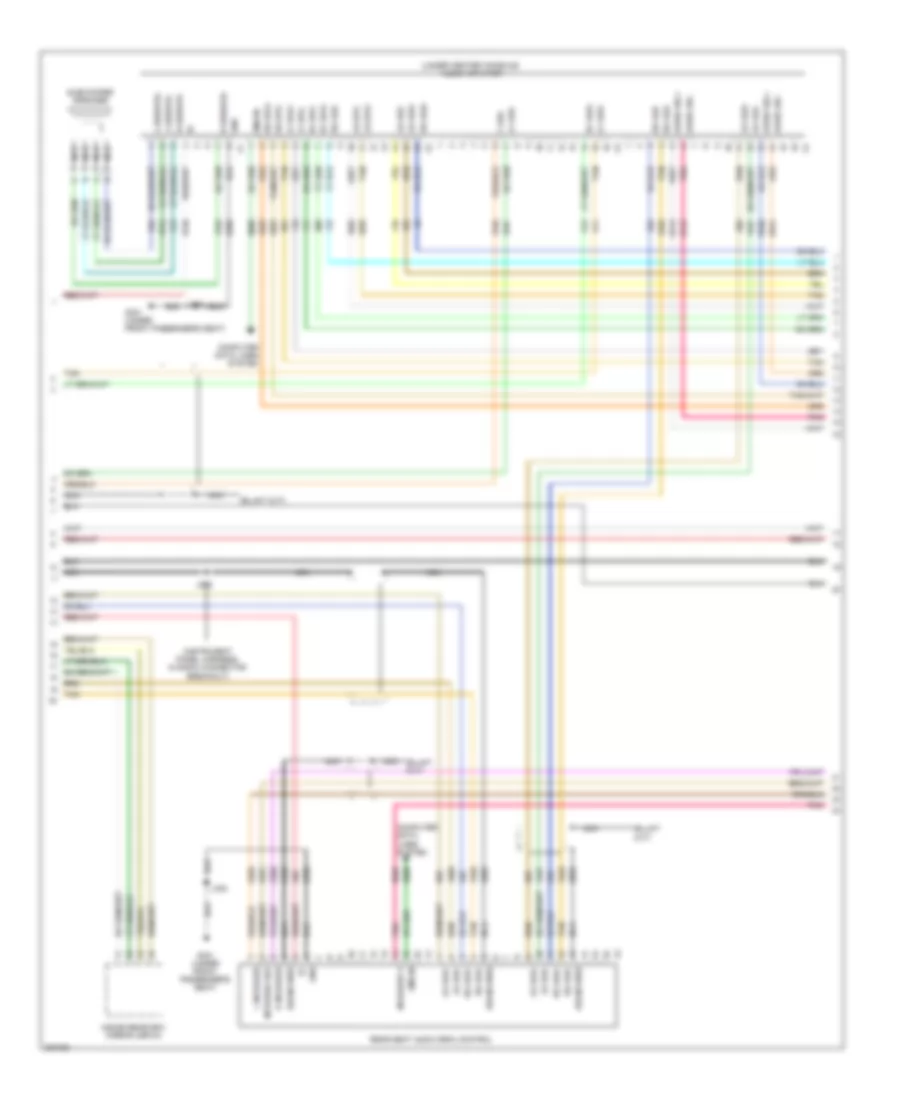 Navigation Wiring Diagram, without Y91 & withUQS (2 из 3) для Chevrolet Suburban C2009 2500