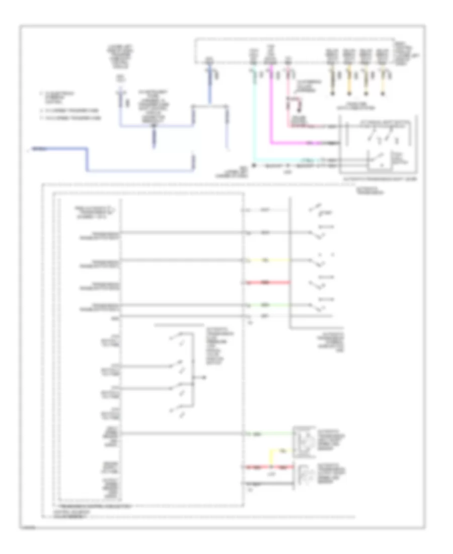6.0L ВИН Г, Электросхема автоматической коробки передач АКПП (2 из 2) для Chevrolet Silverado HD WT 2014 3500
