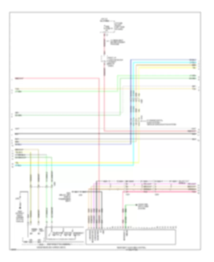 Navigation Wiring Diagram, withY91, without UYS & UQA (2 из 3) для Chevrolet Silverado HD WT 2014 3500