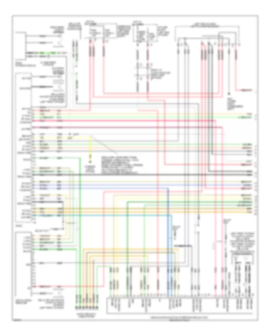 Radio Wiring Diagram, without Y91 & withUQS (1 из 3) для Chevrolet Avalanche 2009