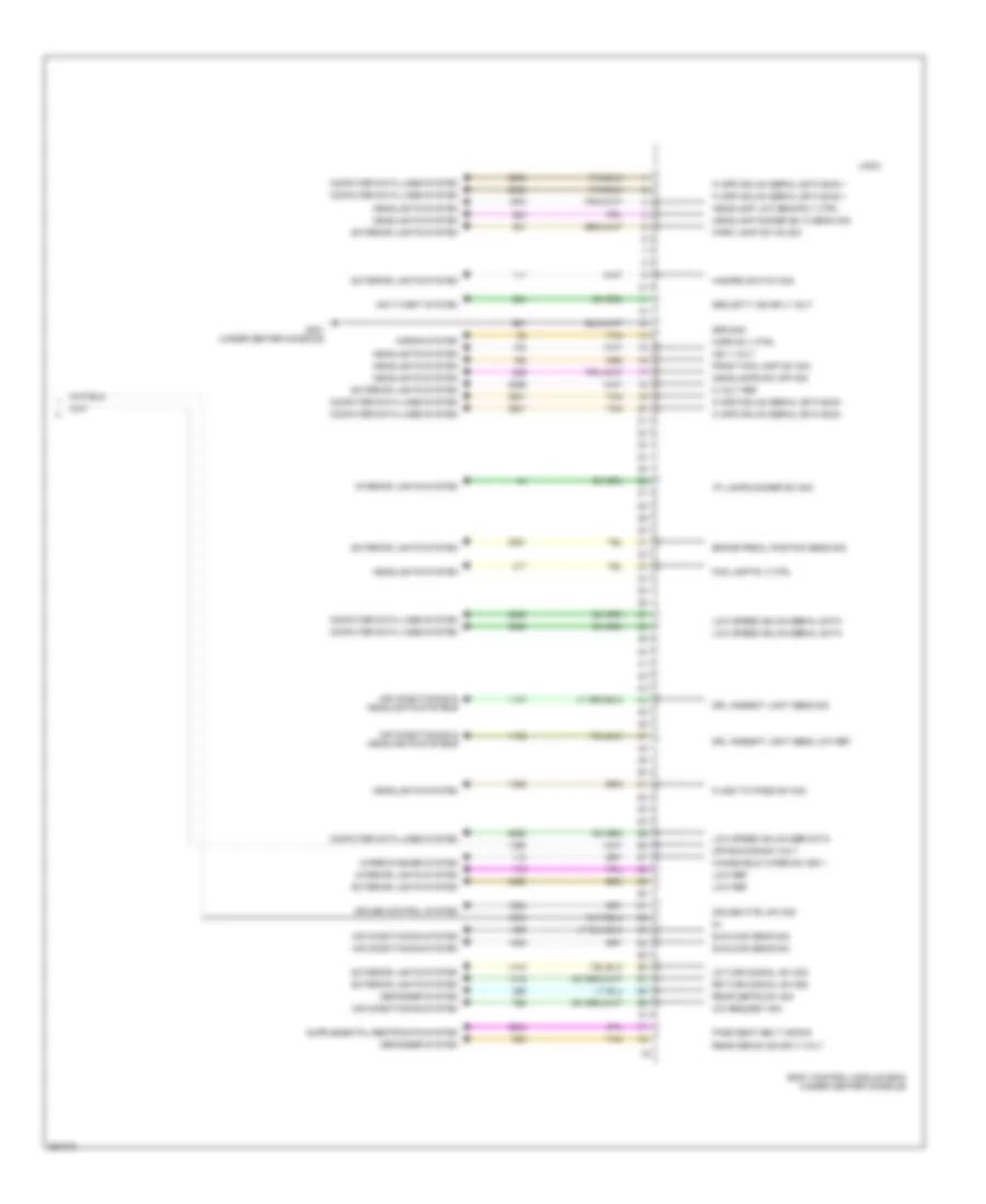 Электросхема блоков управления кузовом (4 из 4) для Chevrolet Malibu LS 2012