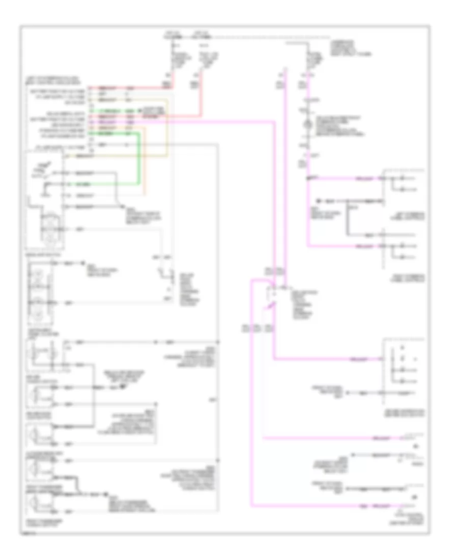 Электросхема подсветки приборов для Chevrolet Impala LTZ 2007