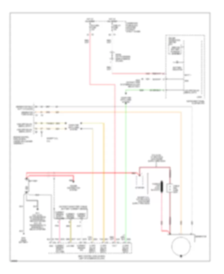 Электросхема Генератора для Chevrolet Impala LTZ 2007