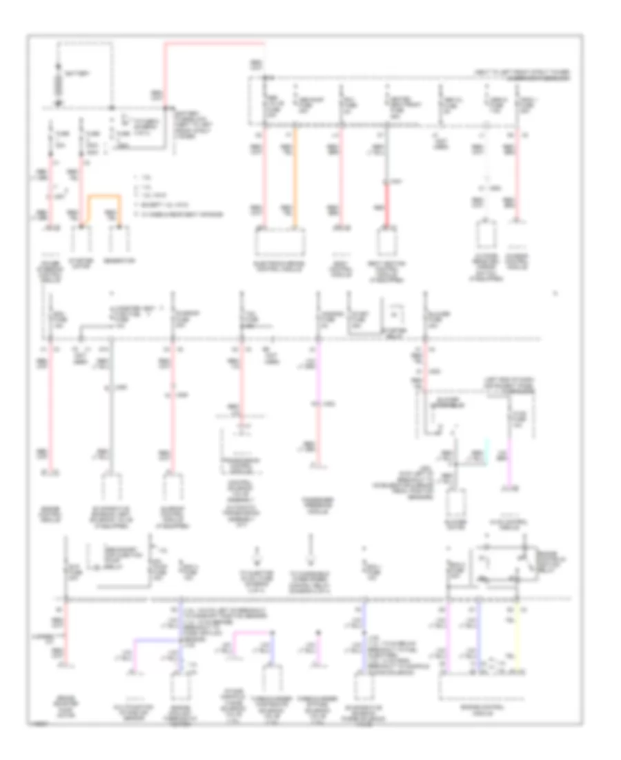 Электросхема блока предохранителей и реле (1 из 4) для Chevrolet Sonic LS 2014
