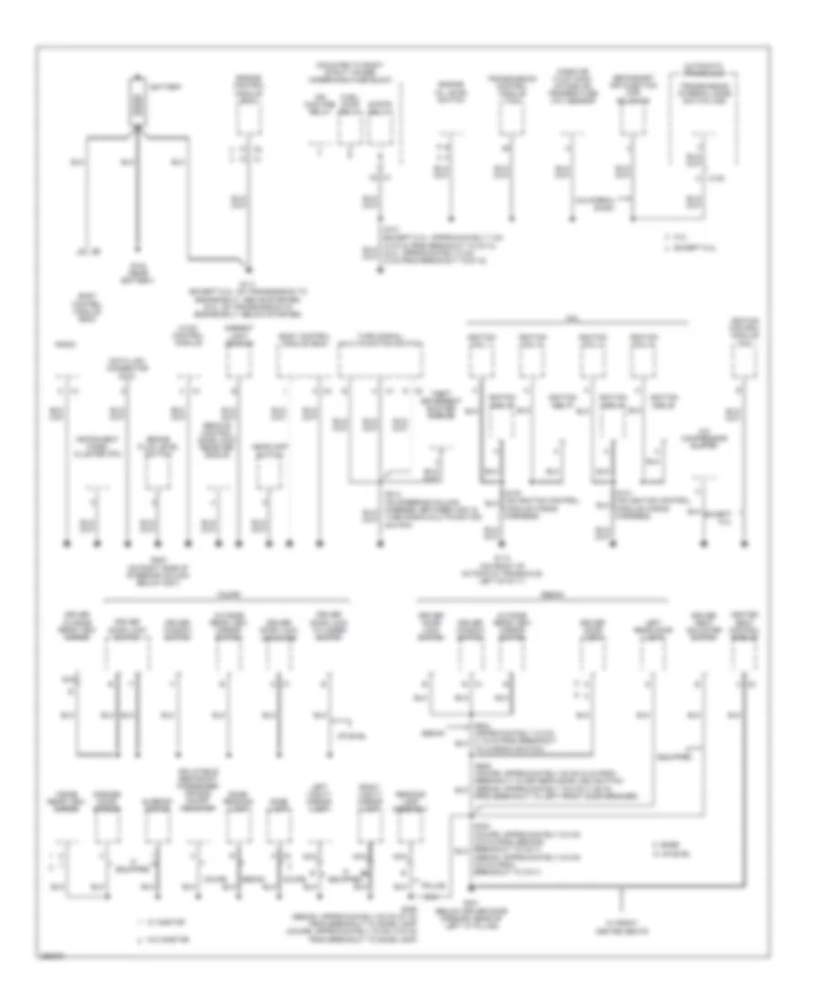Электросхема подключение массы заземления (1 из 3) для Chevrolet Impala SS 2007