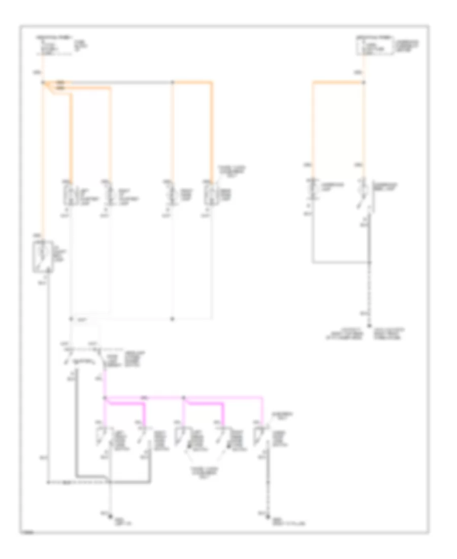Электросхема подсветки, без Вспомогательное Освещение для Chevrolet Pickup K1995 2500