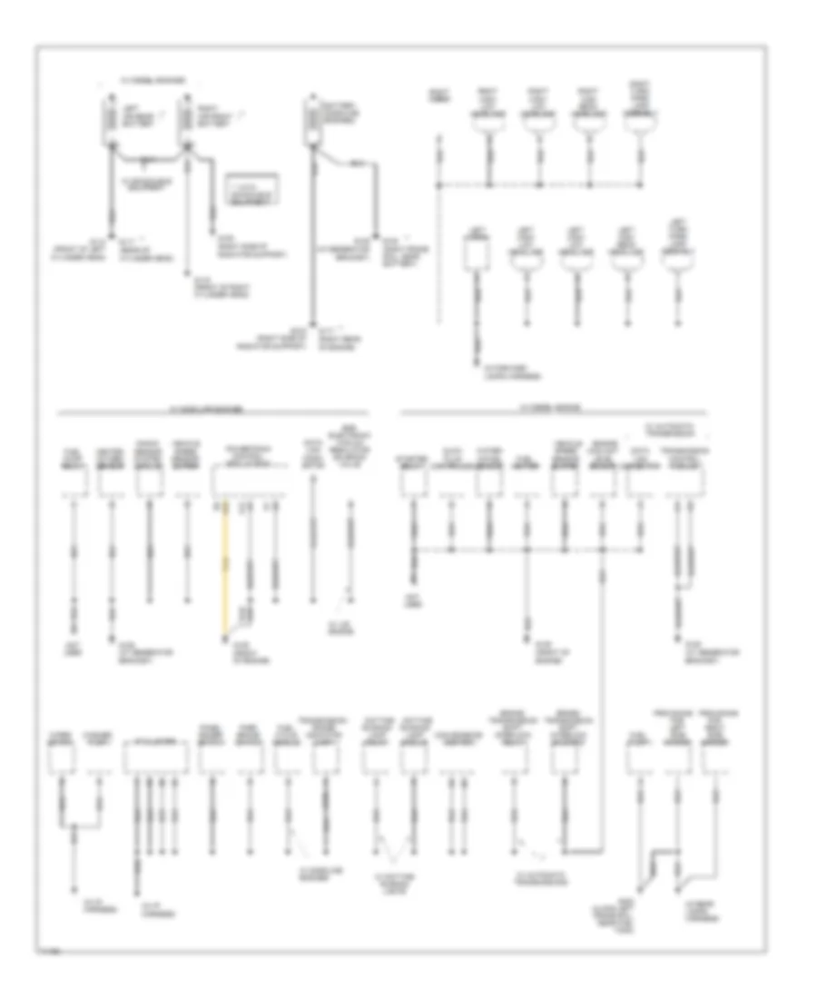 Электросхема подключение массы заземления, коммерческое шасси для Chevrolet Chevy Van G30 1995