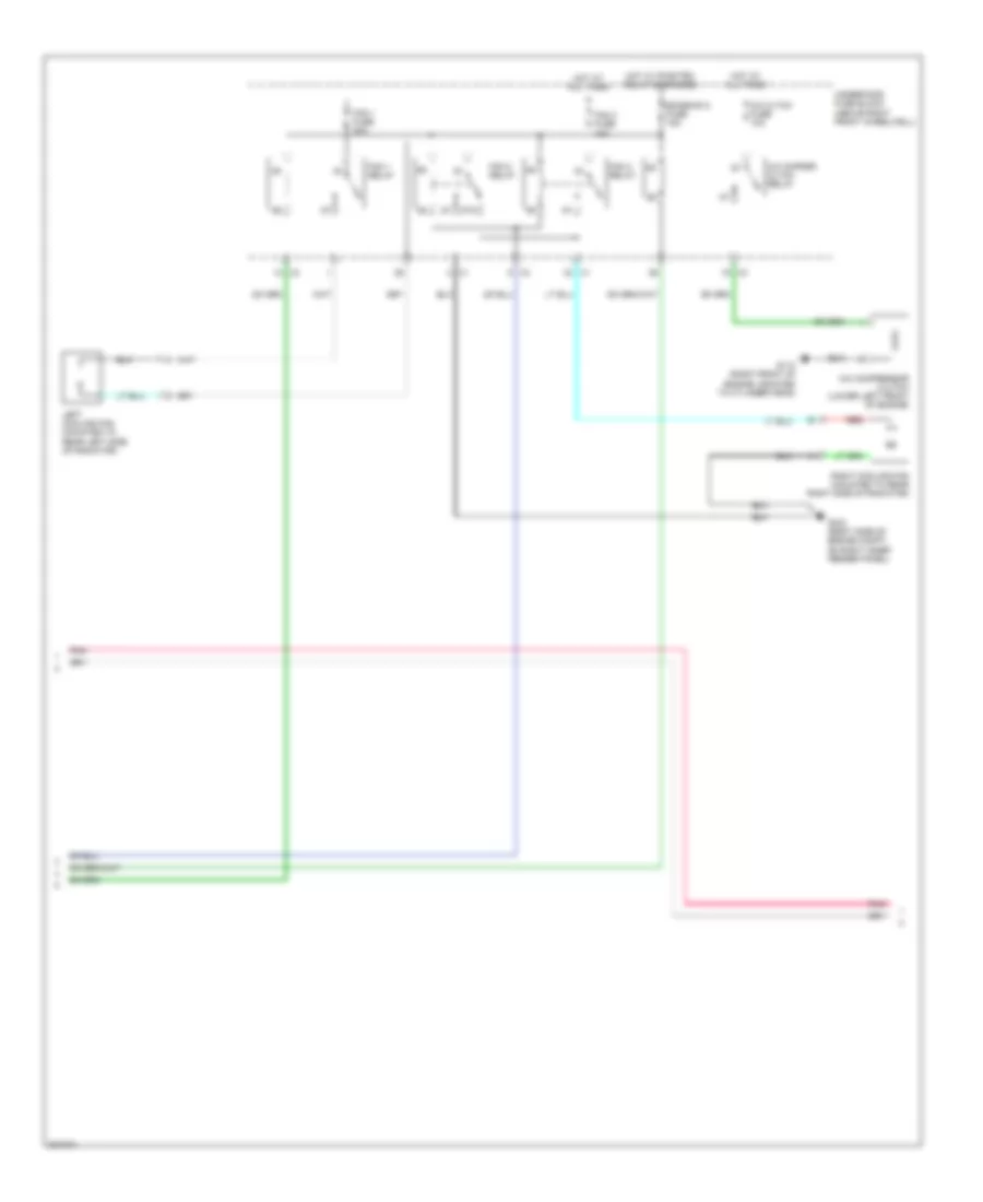 Электросхема кондиционера (2 из 4) для Chevrolet Traverse LS 2009