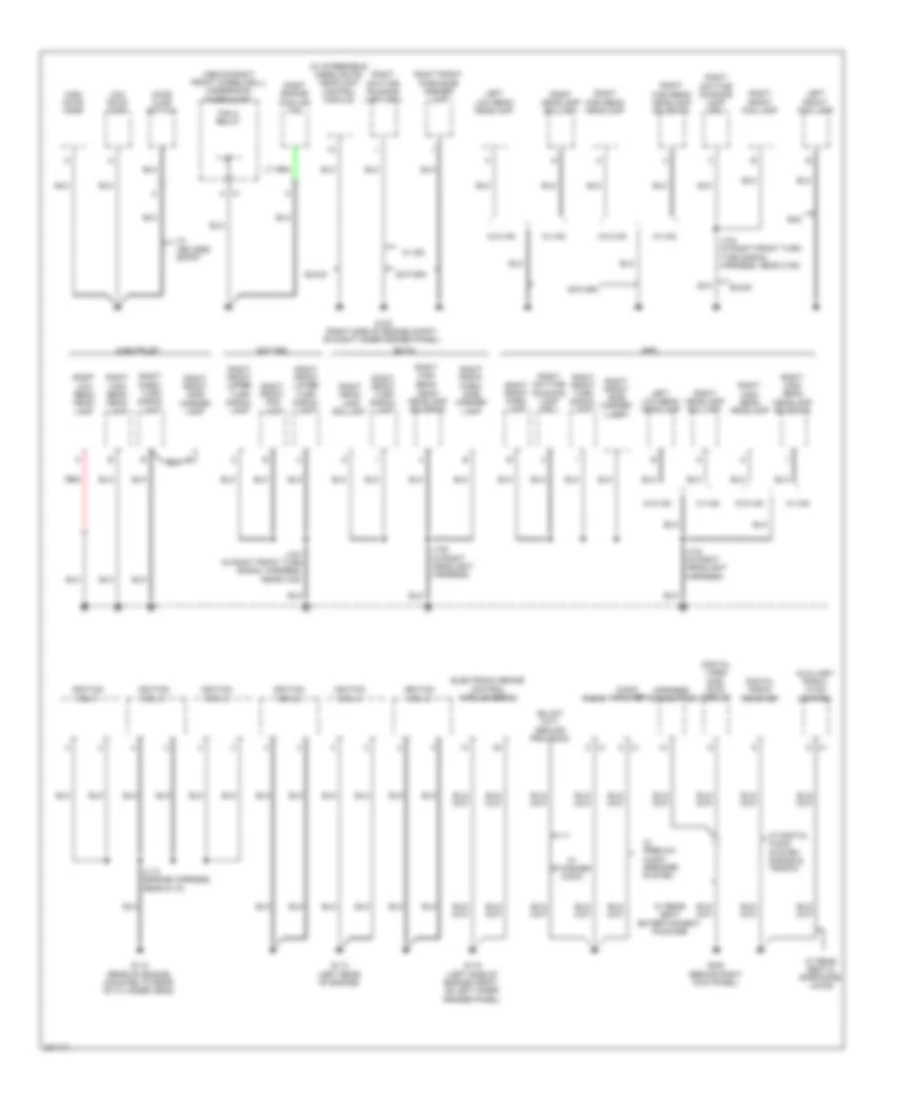 Электросхема подключение массы заземления (2 из 5) для Chevrolet Traverse LS 2009