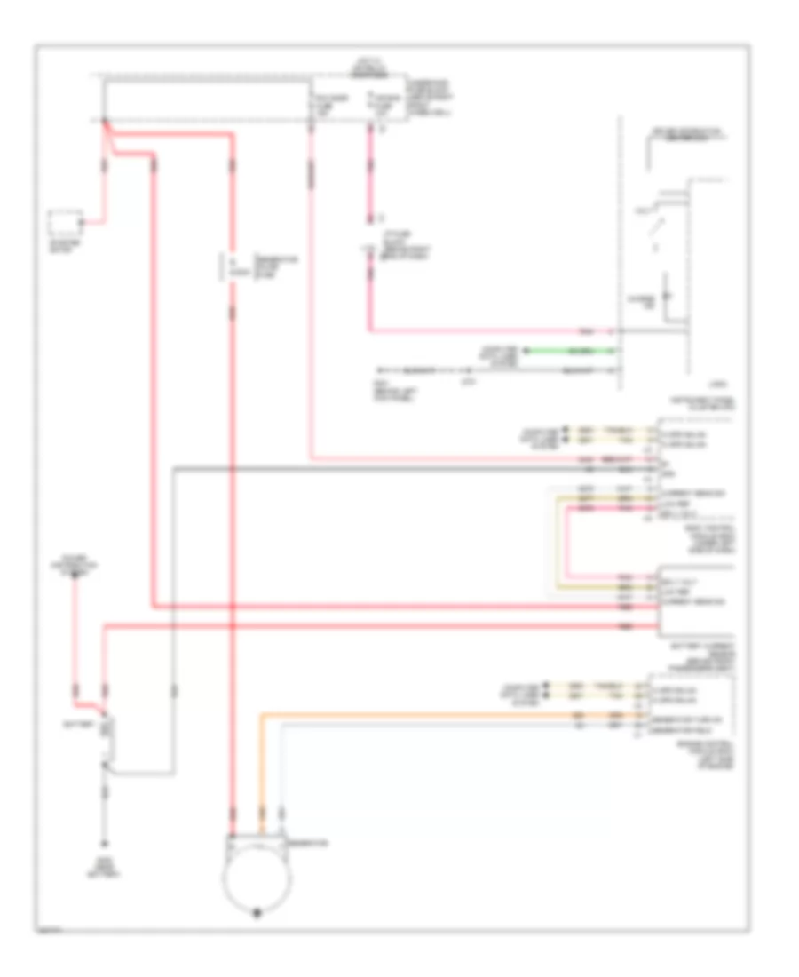 Электросхема Генератора для Chevrolet Traverse LS 2009