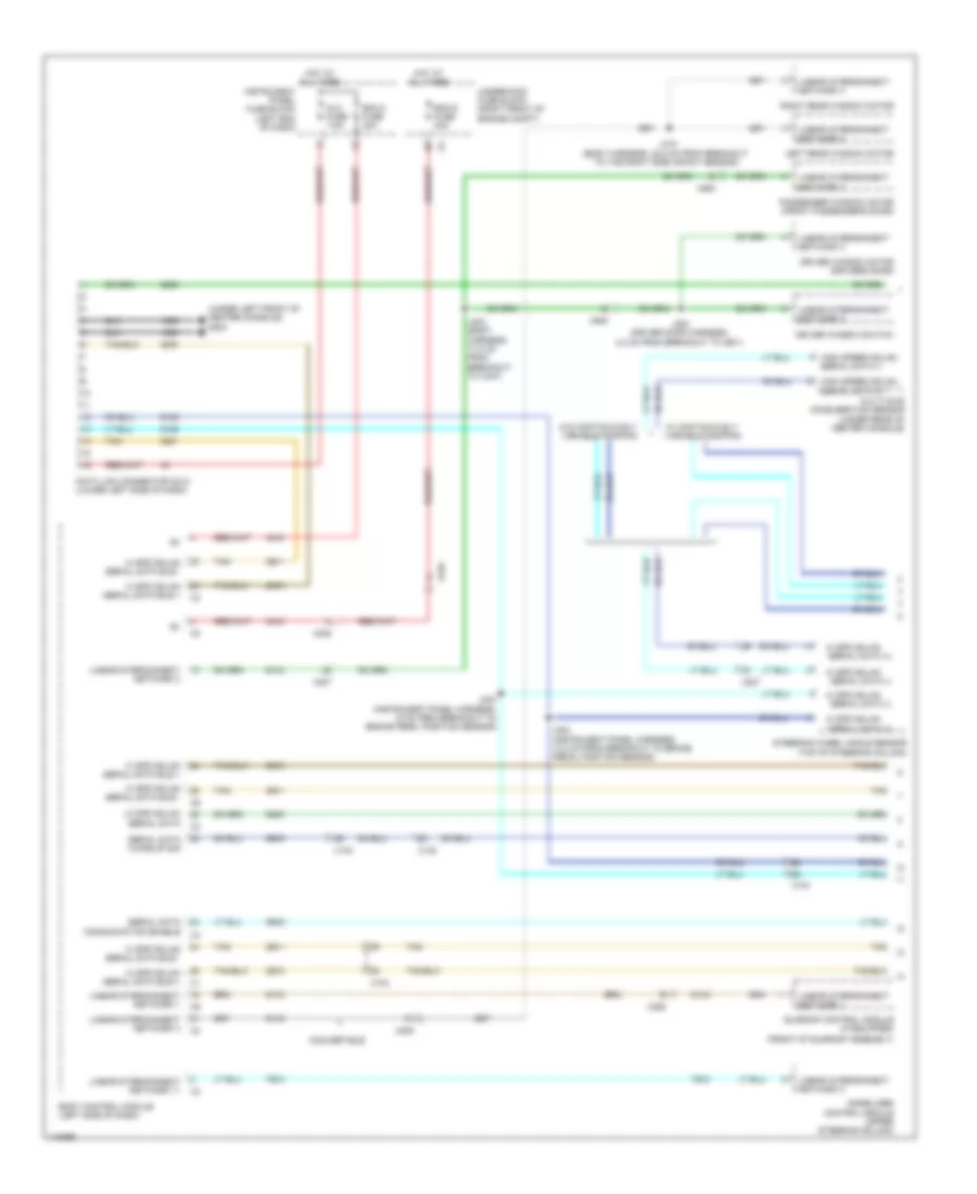 Электросхема линии передачи данных CAN (1 из 3) для Chevrolet Camaro SS 2014