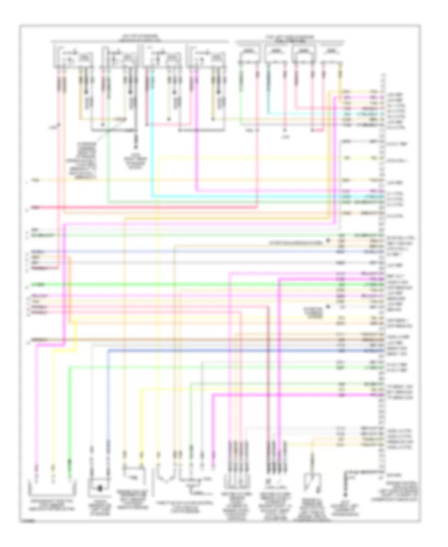 2.2L ВИН Д, Электросхема системы управления двигателем (3 из 3) для Chevrolet HHR LT 2008