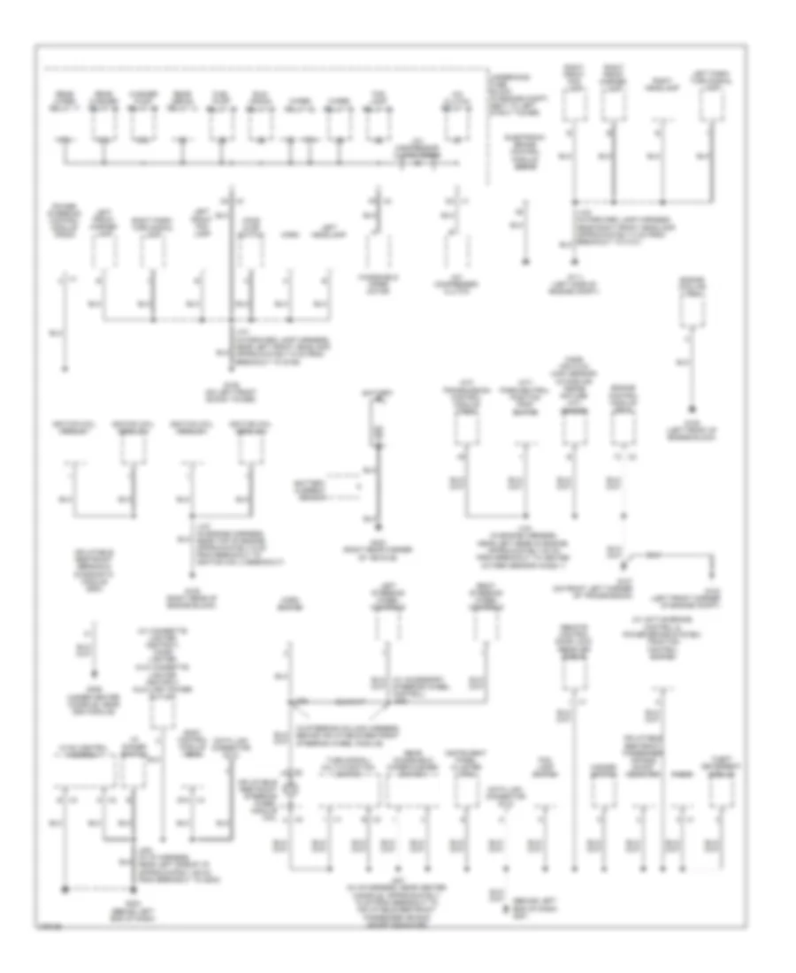 Электросхема подключение массы заземления (1 из 2) для Chevrolet HHR LT 2008