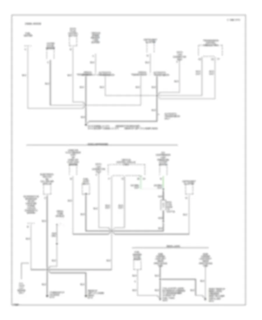 Электросхема подключение массы заземления, коммерческое шасси (2 из 2) для Chevrolet Forward Control P30 1996