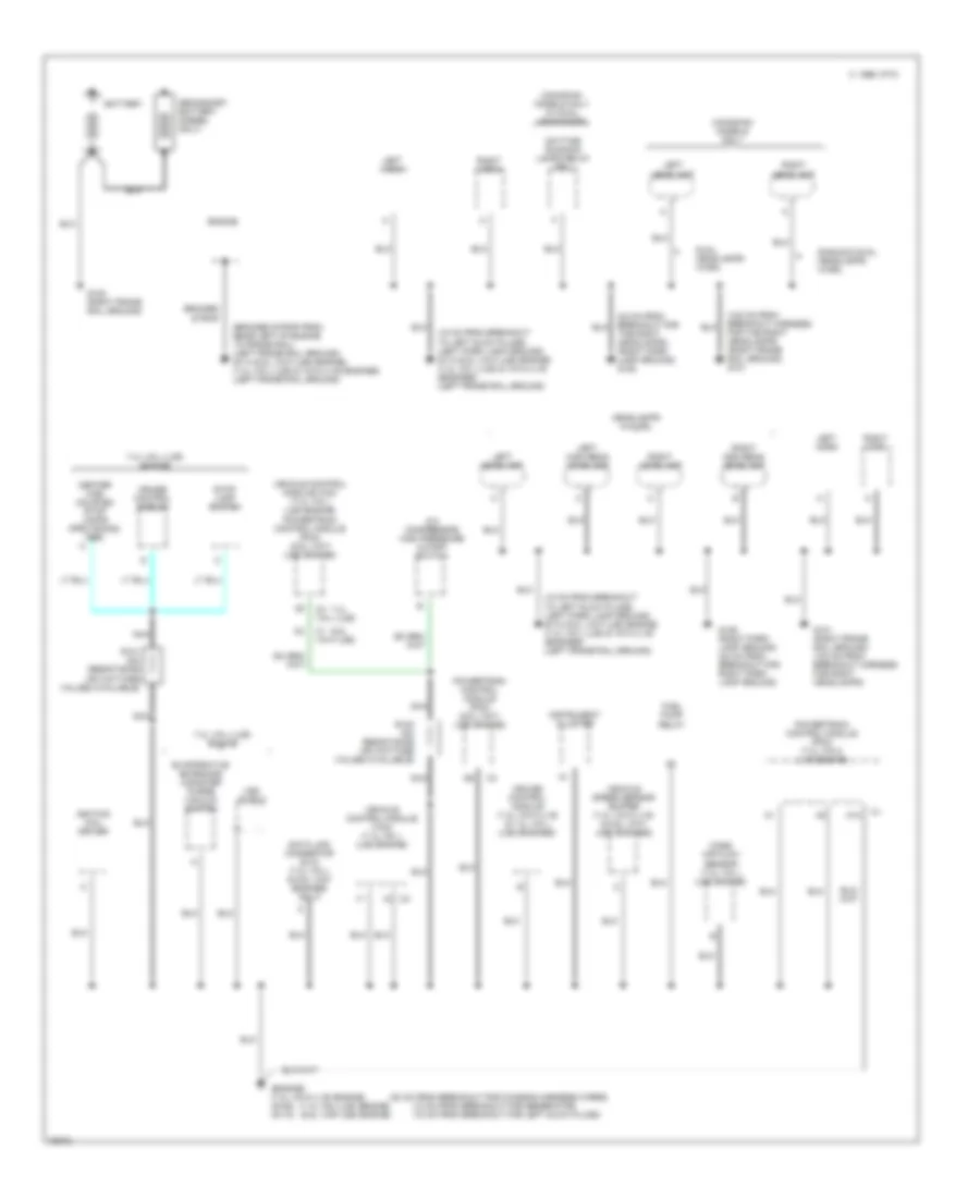 Электросхема подключение массы заземления, шасси кэмпинга (1 из 2) для Chevrolet Forward Control P30 1996