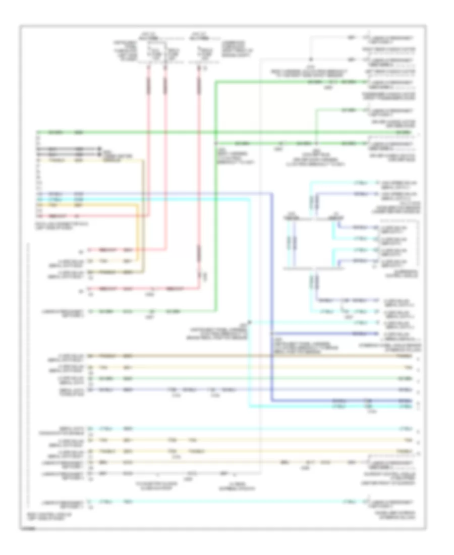 Электросхема линии передачи данных CAN (1 из 3) для Chevrolet Camaro LS 2012