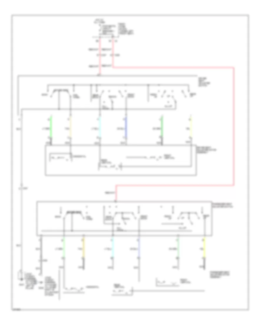 Электросхема привода сидений для Chevrolet RV Cutaway G2012 3500