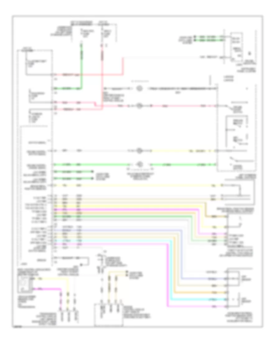 2.2L ВИН Ф, Электросхема системы круизконтроля для Chevrolet Malibu Maxx LTZ 2007