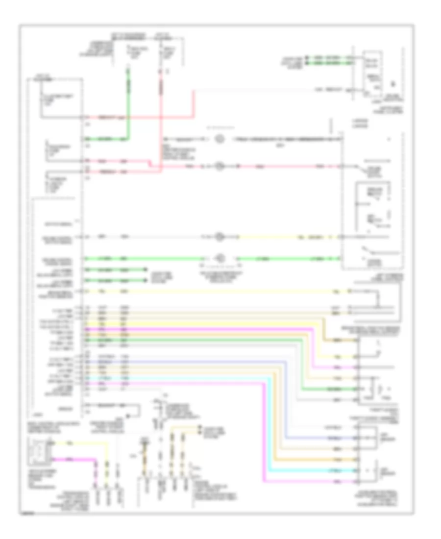 3.9L VIN 1, Электросхема системы круизконтроля для Chevrolet Malibu Maxx LTZ 2007