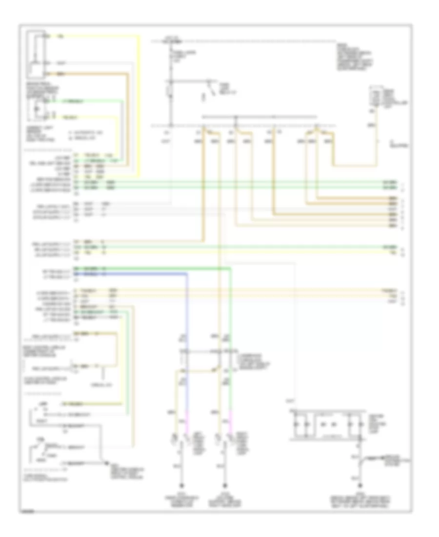 Электросхема внешнего освещения (1 из 2) для Chevrolet Malibu Maxx LTZ 2007