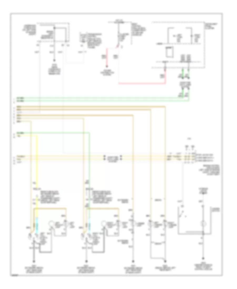 Электросхема внешнего освещения (2 из 2) для Chevrolet Malibu Maxx LTZ 2007