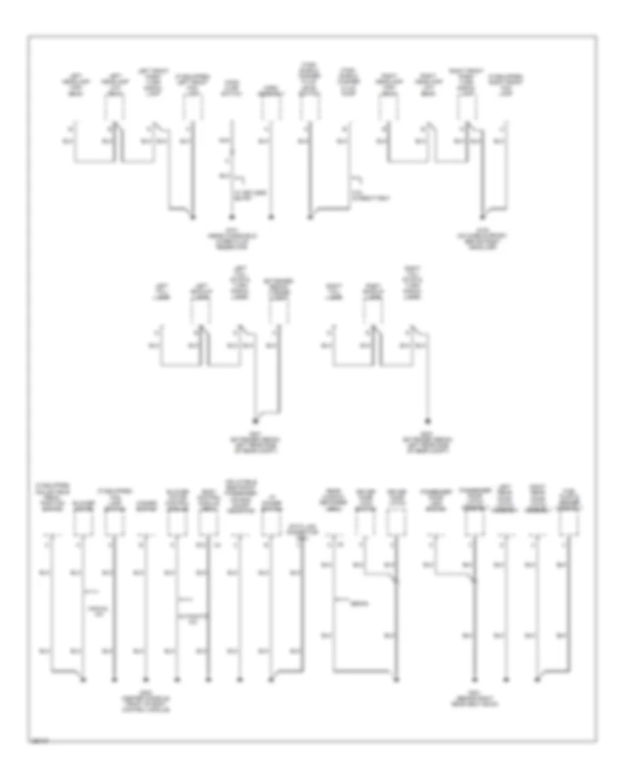Электросхема подключение массы заземления (2 из 4) для Chevrolet Malibu Maxx LTZ 2007