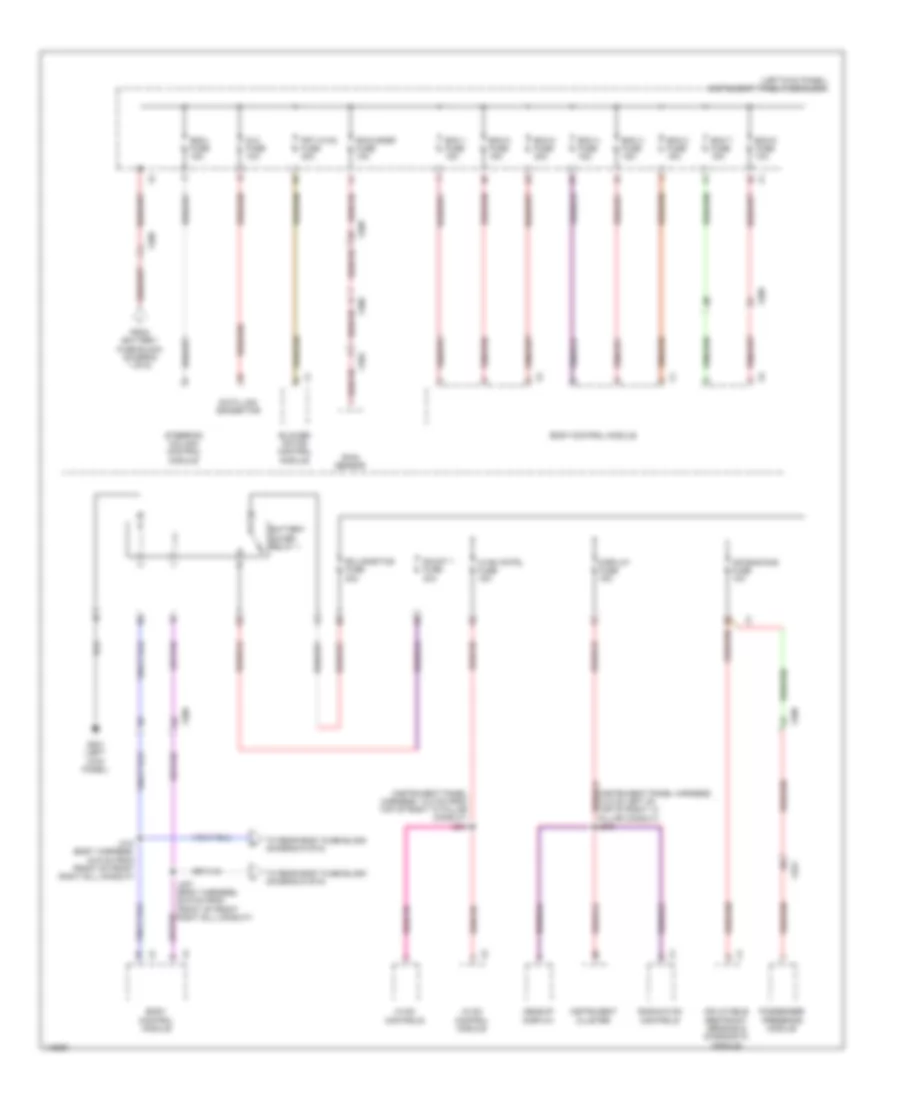Электросхема блока предохранителей и реле (5 из 6) для Chevrolet SS 2014