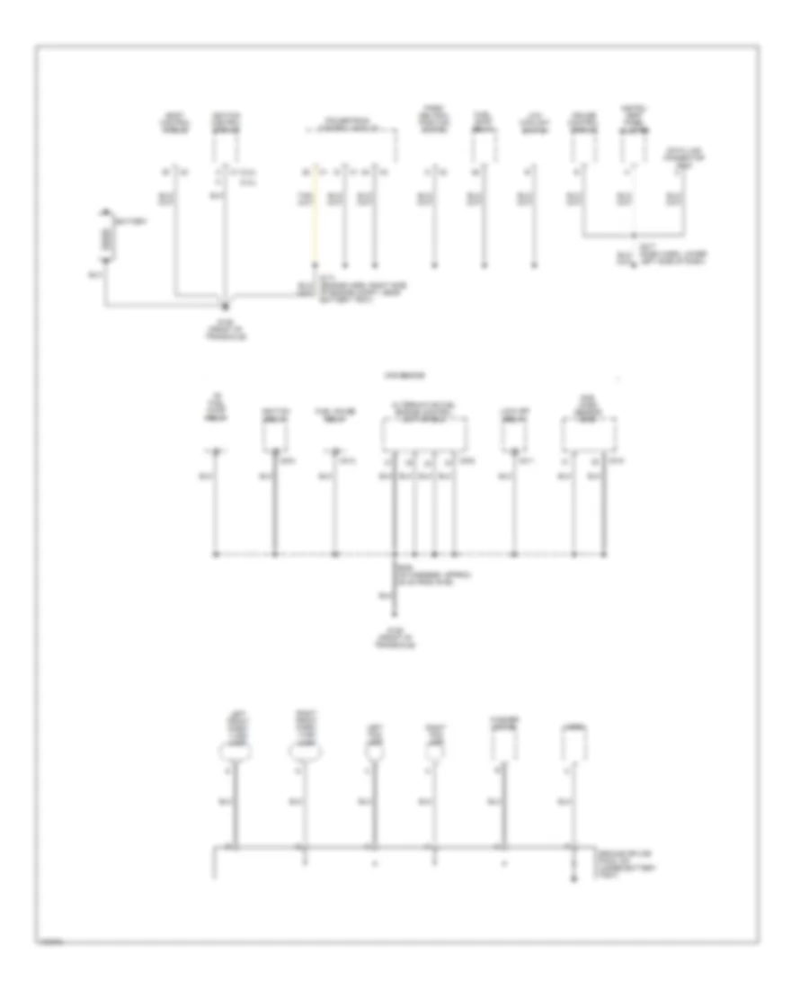 Электросхема подключение массы заземления (1 из 3) для Chevrolet Cavalier LS 2000