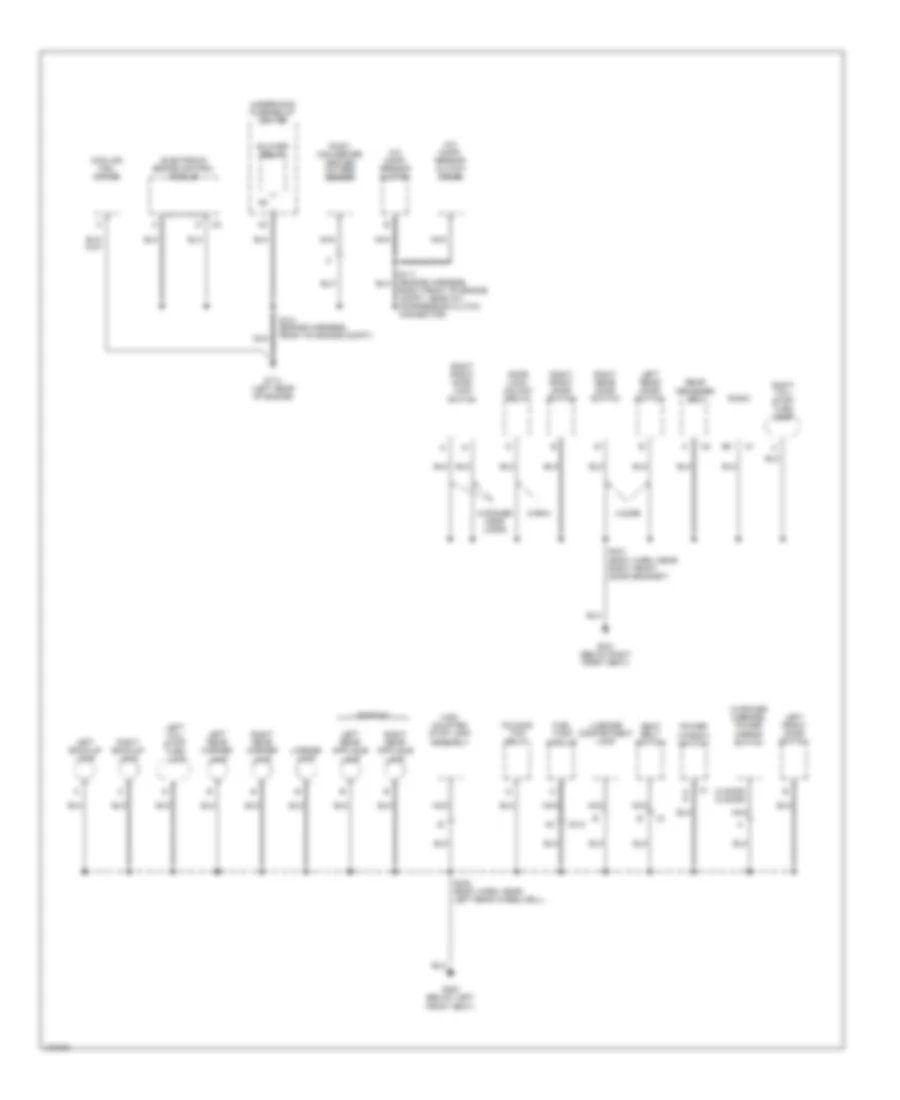 Электросхема подключение массы заземления (3 из 3) для Chevrolet Cavalier LS 2000