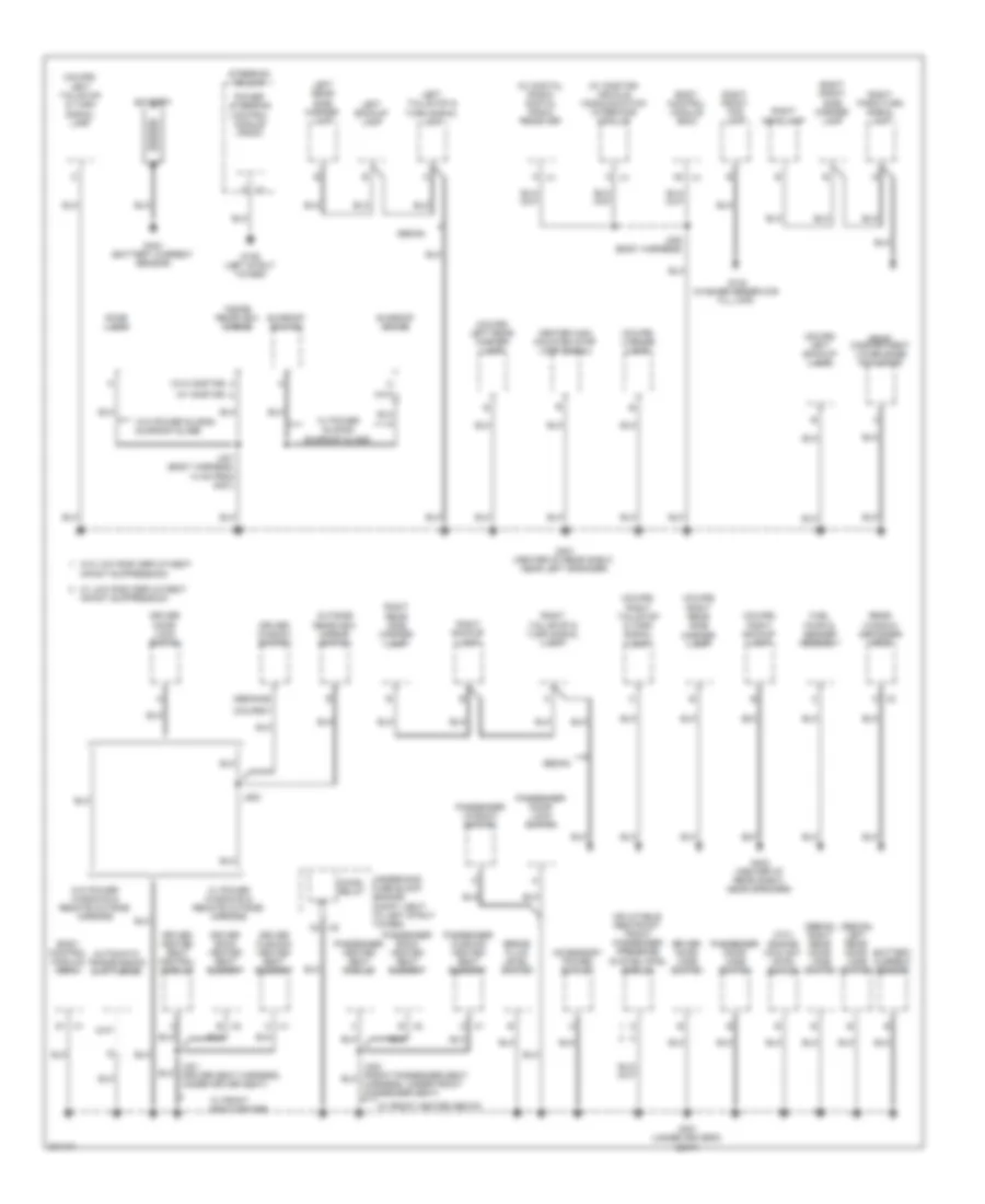 Электросхема подключение массы заземления (2 из 2) для Chevrolet Cobalt SS 2009