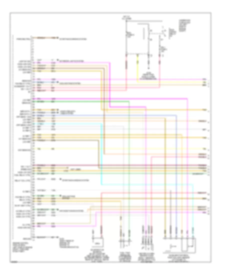 3.5L VIN 8, Электросхема системы управления двигателем (1 из 4) для Chevrolet Malibu Classic LS 2008