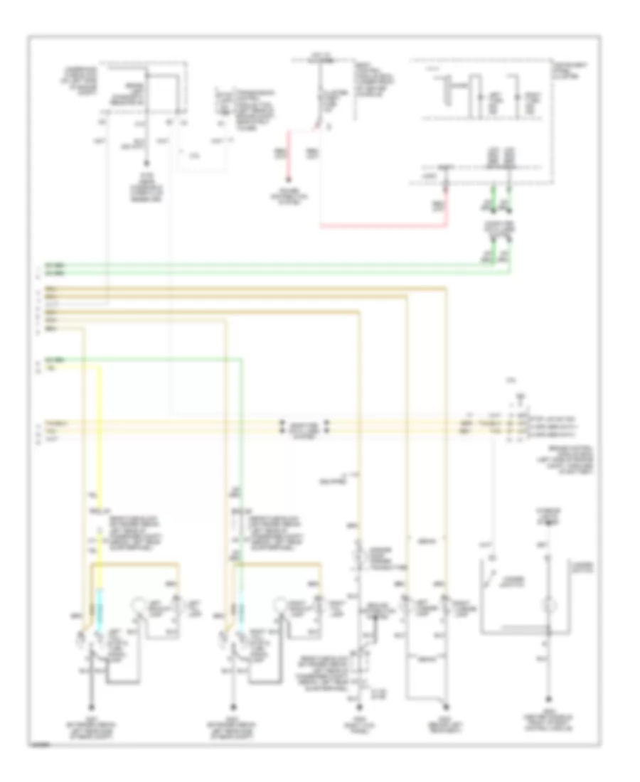 Электросхема внешнего освещения (2 из 2) для Chevrolet Malibu Classic LS 2008