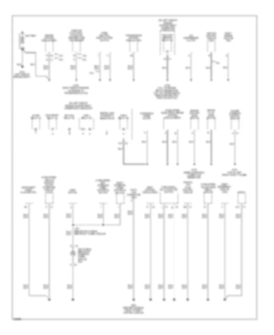Электросхема подключение массы заземления (1 из 4) для Chevrolet Malibu Classic LS 2008