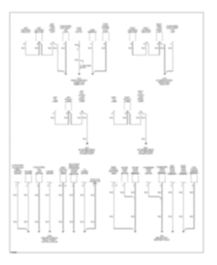Электросхема подключение массы заземления (2 из 4) для Chevrolet Malibu Classic LS 2008