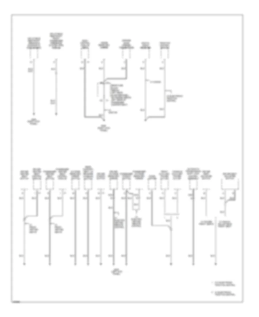 Электросхема подключение массы заземления (4 из 4) для Chevrolet Malibu Classic LS 2008