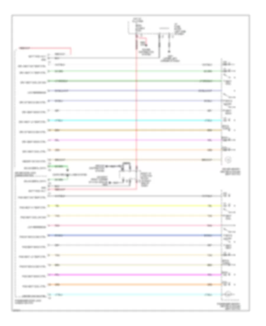 Электросхема климат контроля сидений (2 из 2) для Chevrolet Silverado HD 2012 2500