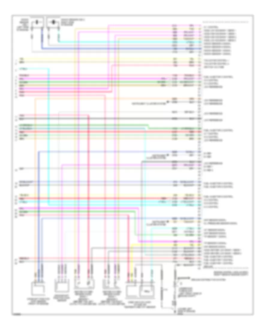 5.3L ВИН Л, Электросхема системы управления двигателем (5 из 5) для Chevrolet Colorado 2009