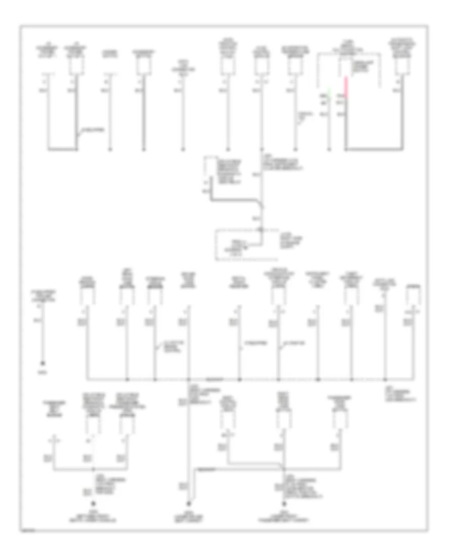 Электросхема подключение массы заземления (3 из 3) для Chevrolet Colorado 2009