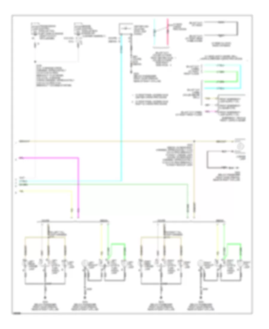 Электросхема внешнего освещения (2 из 2) для Chevrolet Monte Carlo SS 2007