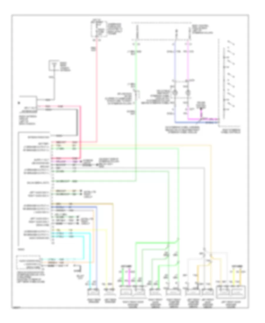 Электросхема магнитолы, без Усилитель для Chevrolet Monte Carlo SS 2007
