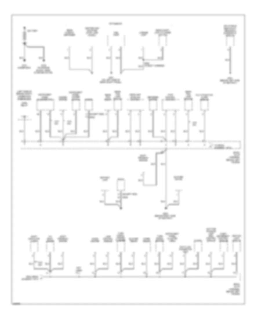 Электросхема подключение массы заземления (1 из 3) для Chevrolet Aveo LS 2006