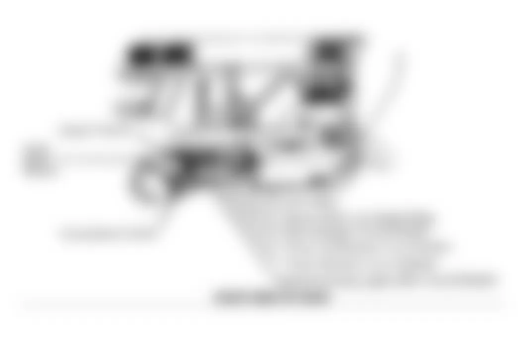 Chevrolet APV 1990 - Component Locations -  Component Locations (4 Of 4)