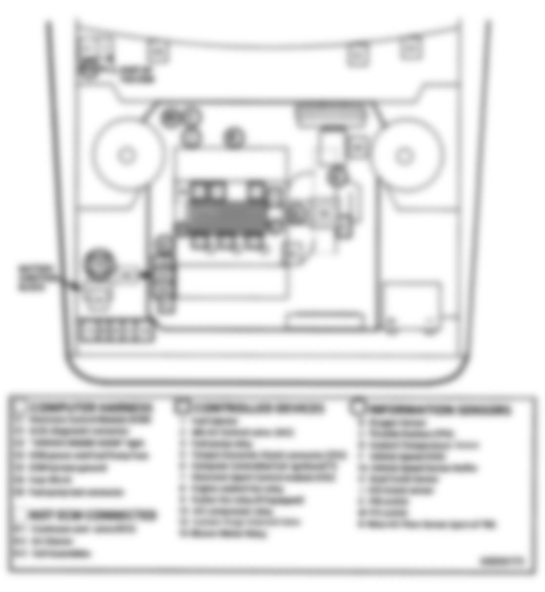 Chevrolet Celebrity 1990 - Component Locations -  Component Locations (4 Of 6)