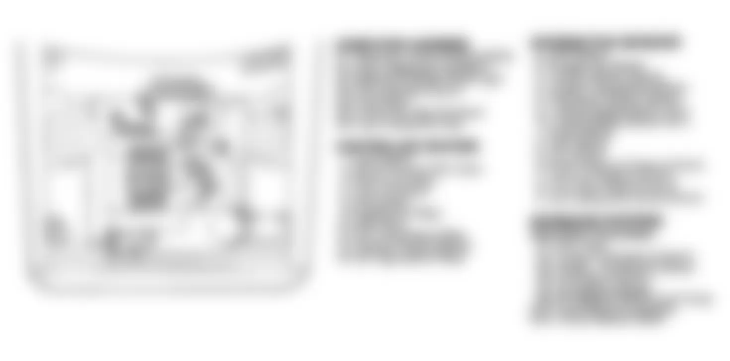 Chevrolet Corsica LT 1990 - Component Locations -  Component Locations (3 Of 7)