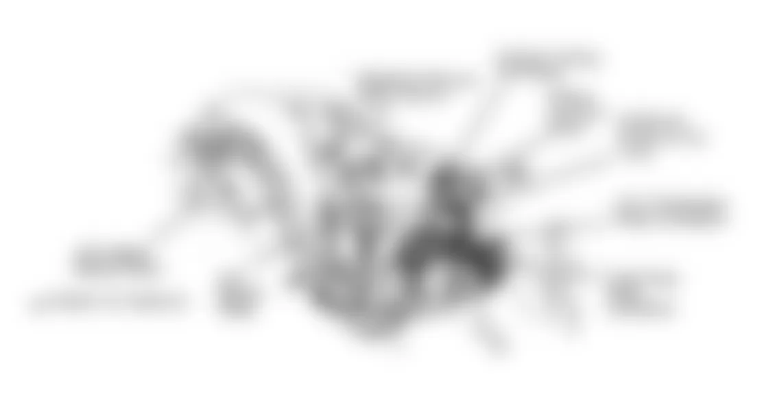 Chevrolet Corsica LT 1990 - Component Locations -  Component Locations (4 Of 7)