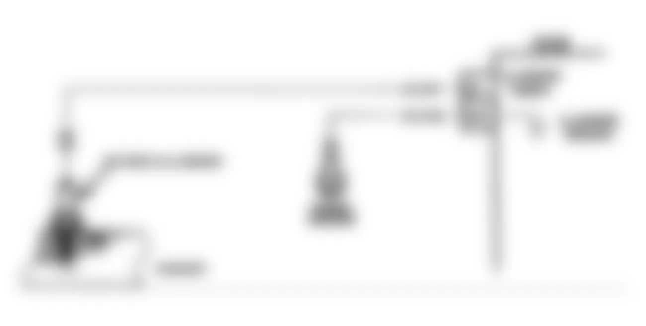 Chevrolet Lumina 1990 - Component Locations -  Code 13, Open O2 Sensor Ckt Diag (A & N Body)